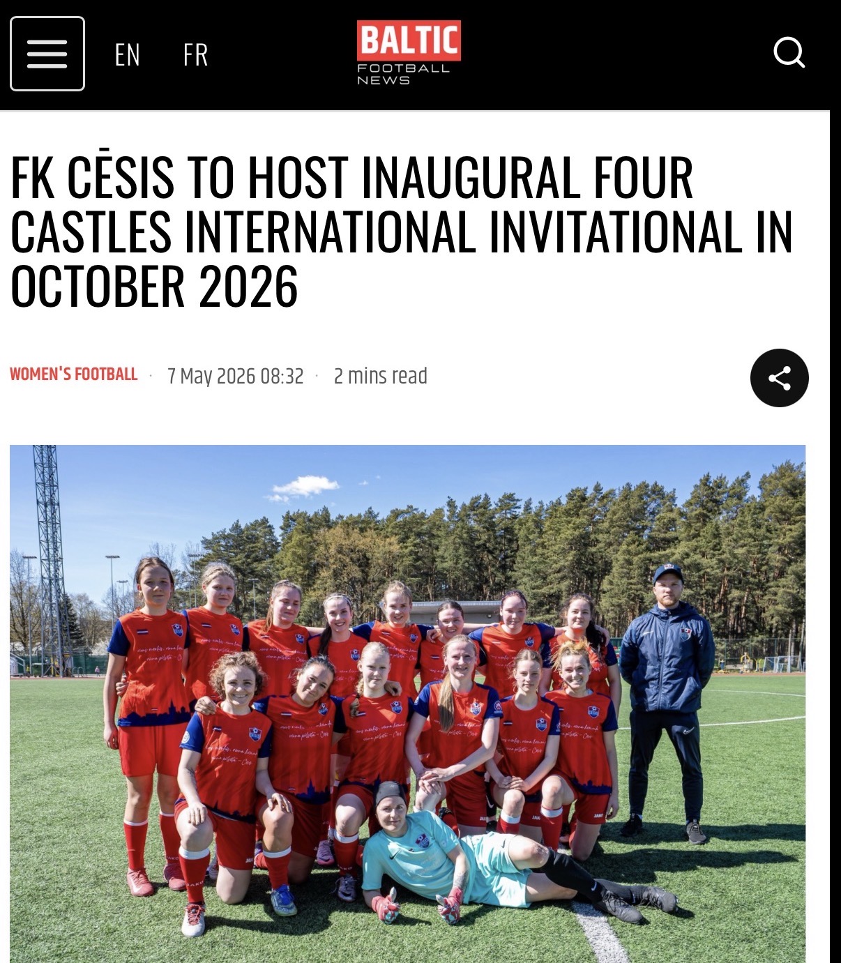 FK Cēsis women's team